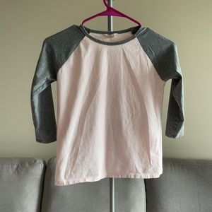 Girls baseball tee